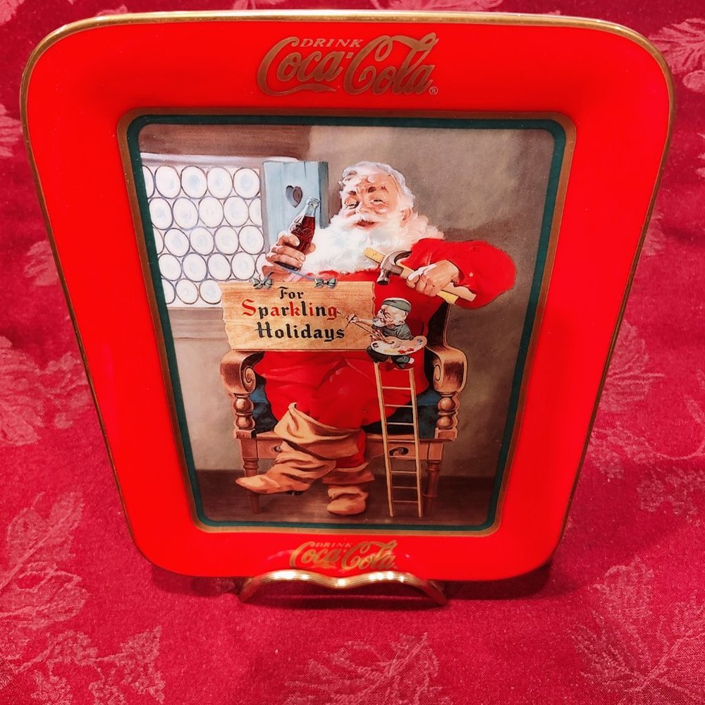Vintage The Franklin Mint Heirloom Coca Cola Plate Bundle! Set of Six! - Picture 8 of 10